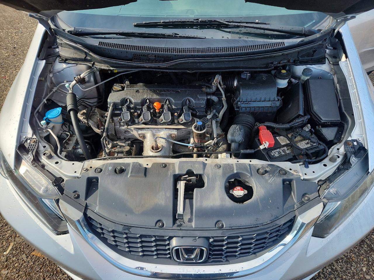 2014 Honda Civic Lx Silver vin: 19XFB2E58EE049627