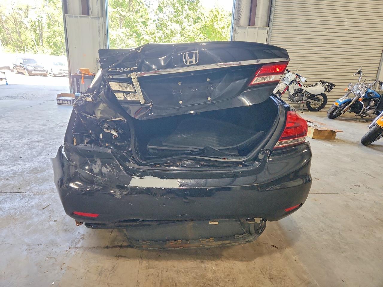 2013 Honda Civic Lx Black vin: 19XFB2E5XDE020208