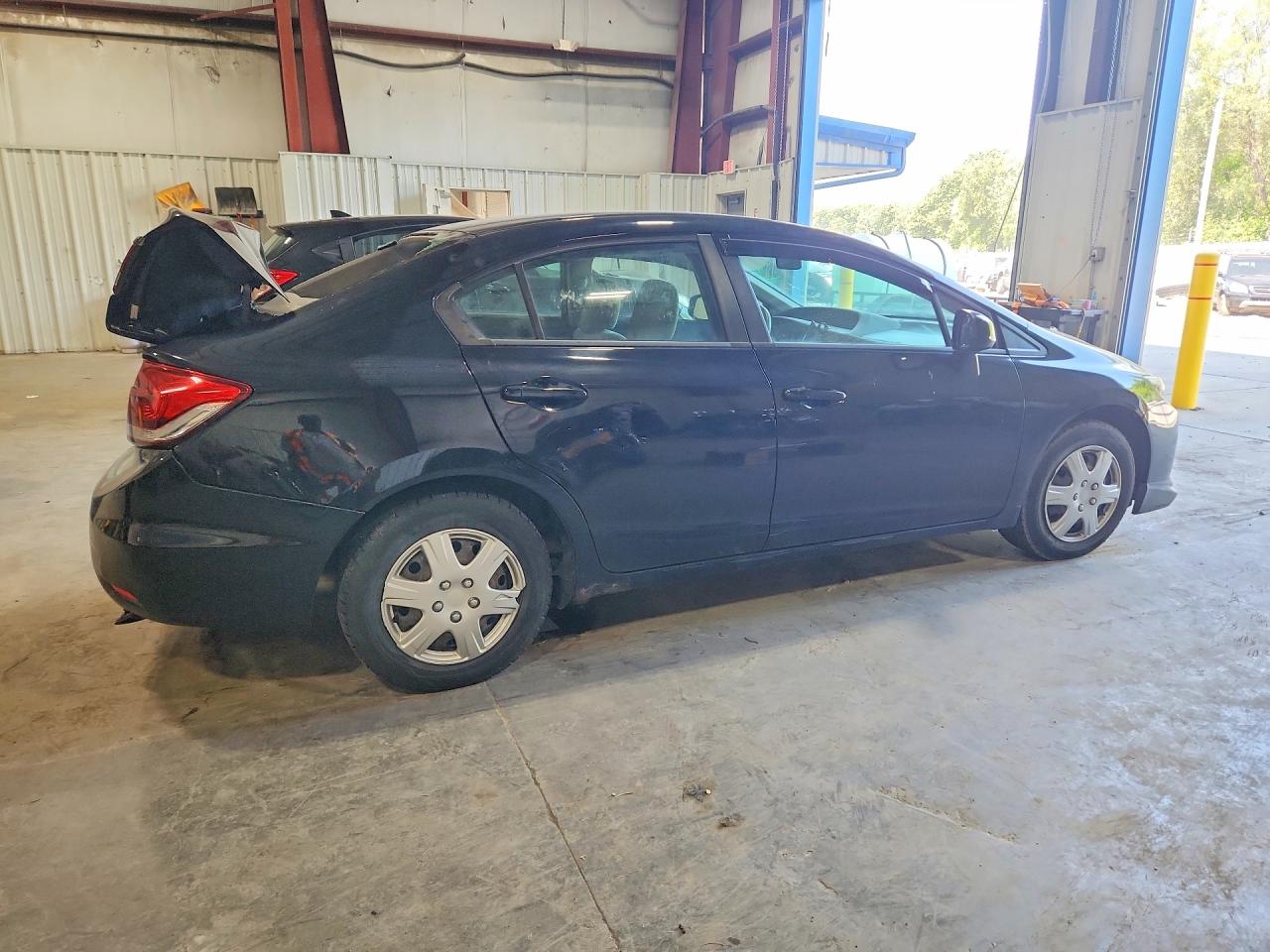 2013 Honda Civic Lx Black vin: 19XFB2E5XDE020208