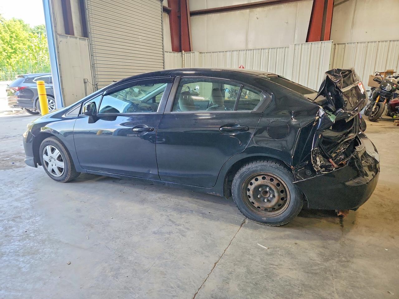 2013 Honda Civic Lx Black vin: 19XFB2E5XDE020208