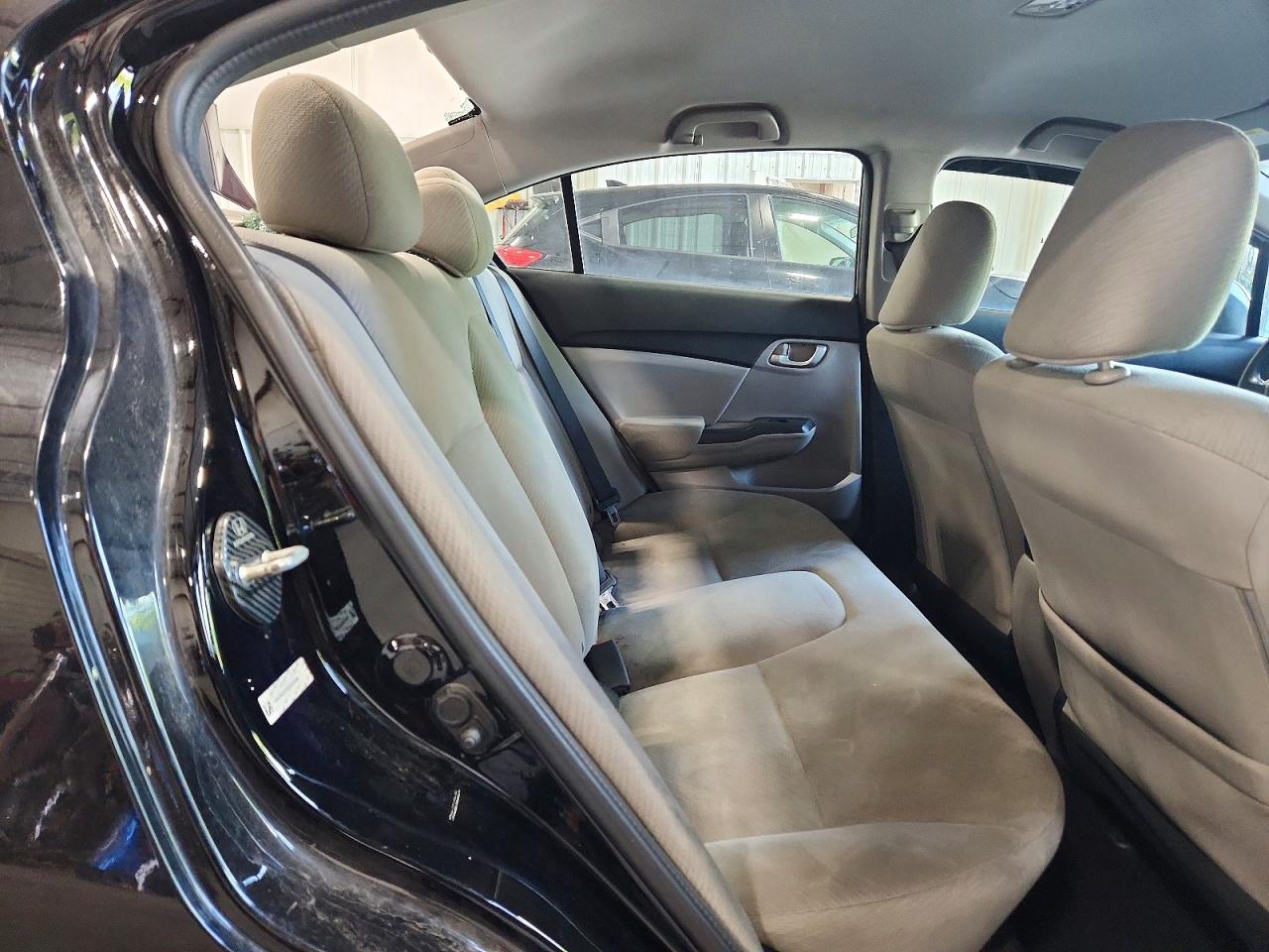 2013 Honda Civic Lx Black vin: 19XFB2E5XDE020208