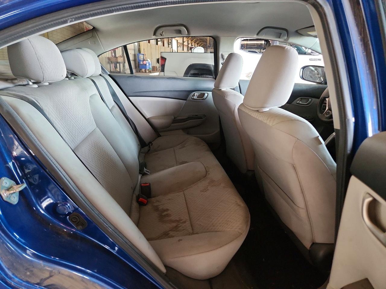 2014 Honda Civic Lx Blue vin: 19XFB2E5XEE073816