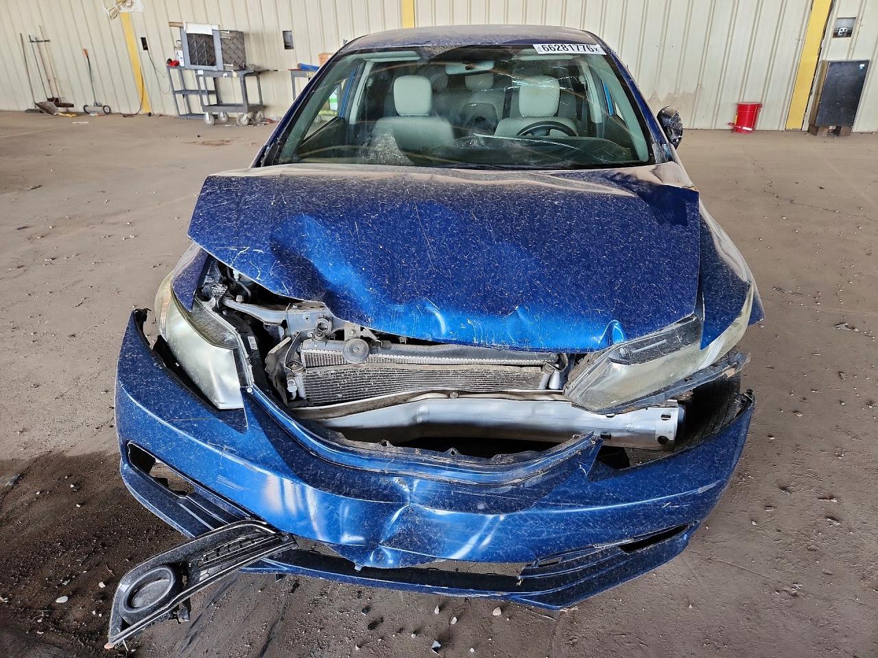 2014 Honda Civic Lx Blue vin: 19XFB2E5XEE073816
