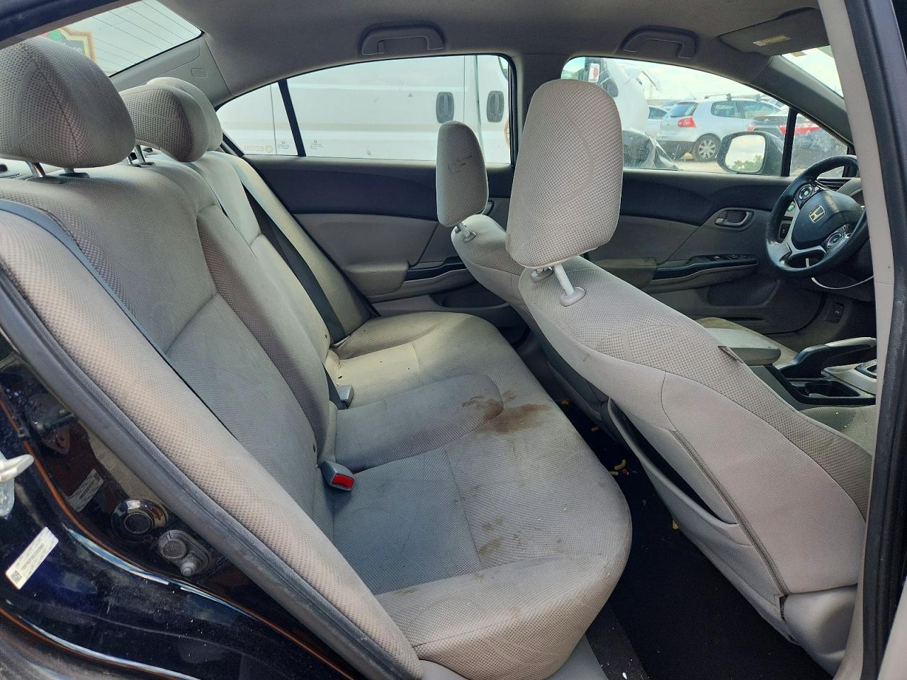 2012 Honda Civic Lx Black vin: 19XFB2F50CE033885