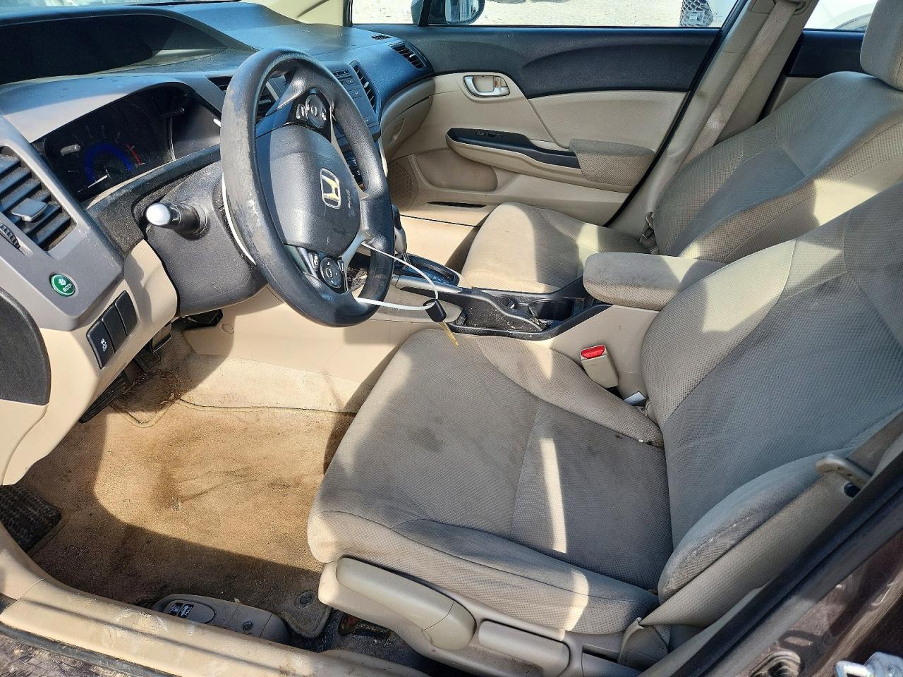 2012 Honda Civic Lx Серый vin: 19XFB2F50CE062495