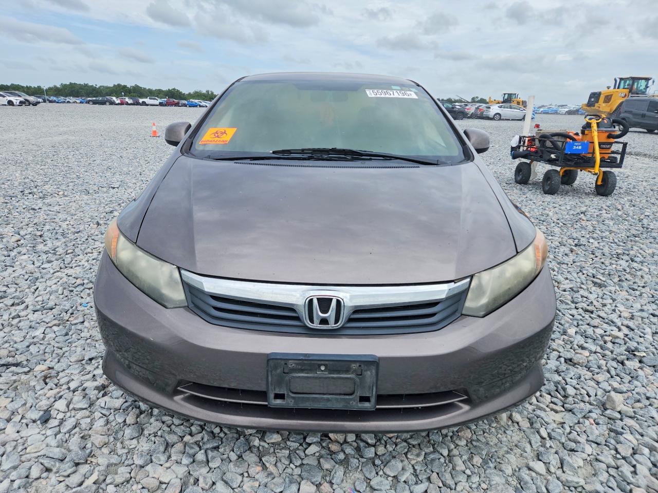 2012 Honda Civic Lx Tan vin: 19XFB2F50CE068992