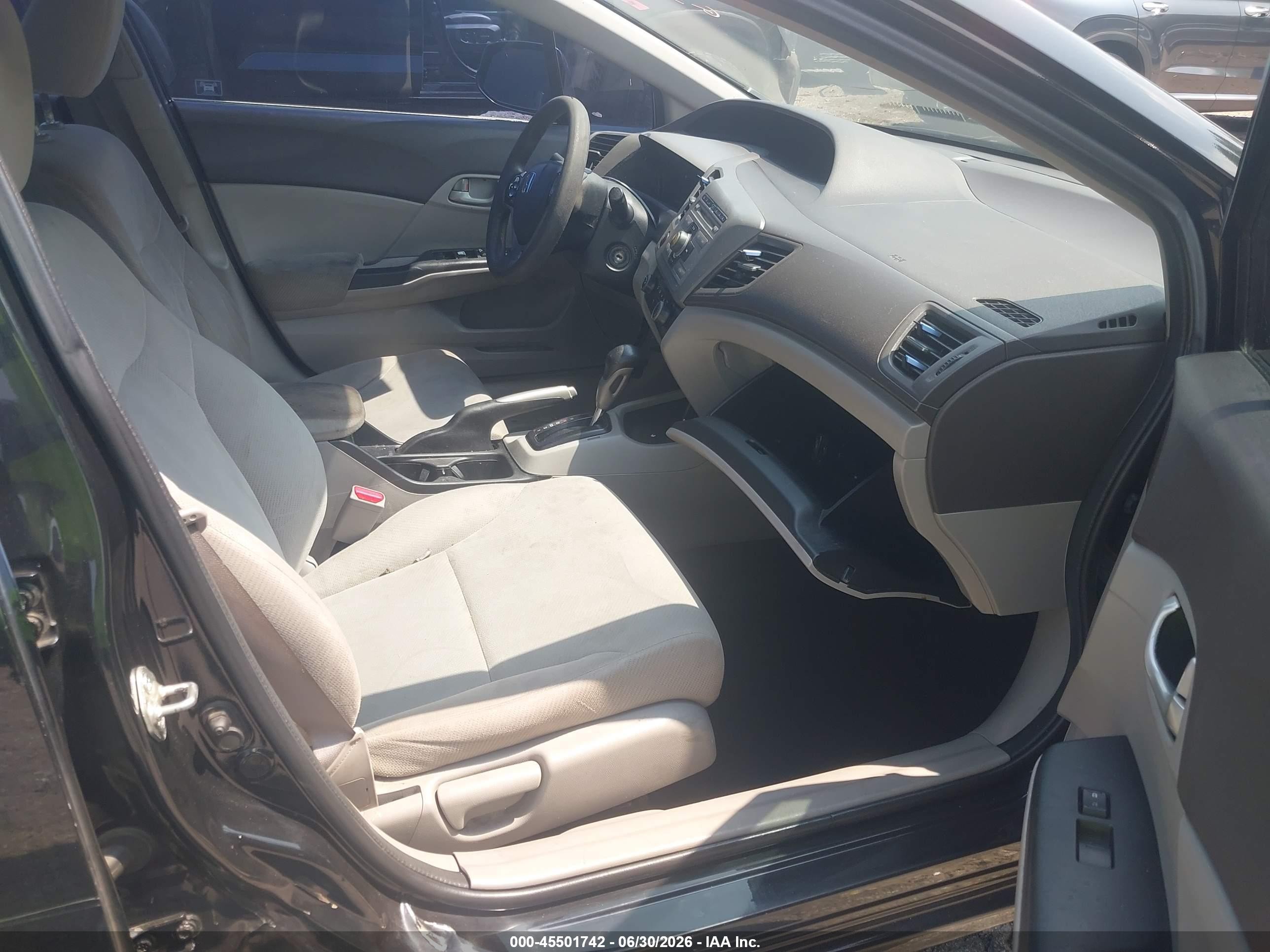2012 Honda Civic Lx Черный vin: 19XFB2F50CE093178