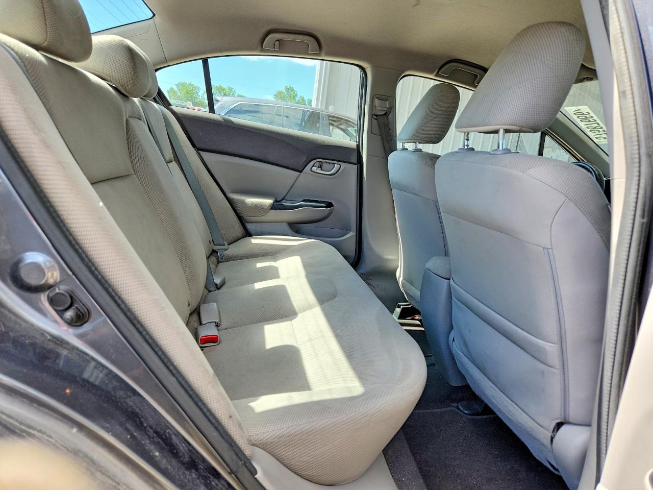 2012 Honda Civic Lx Gray vin: 19XFB2F50CE106690