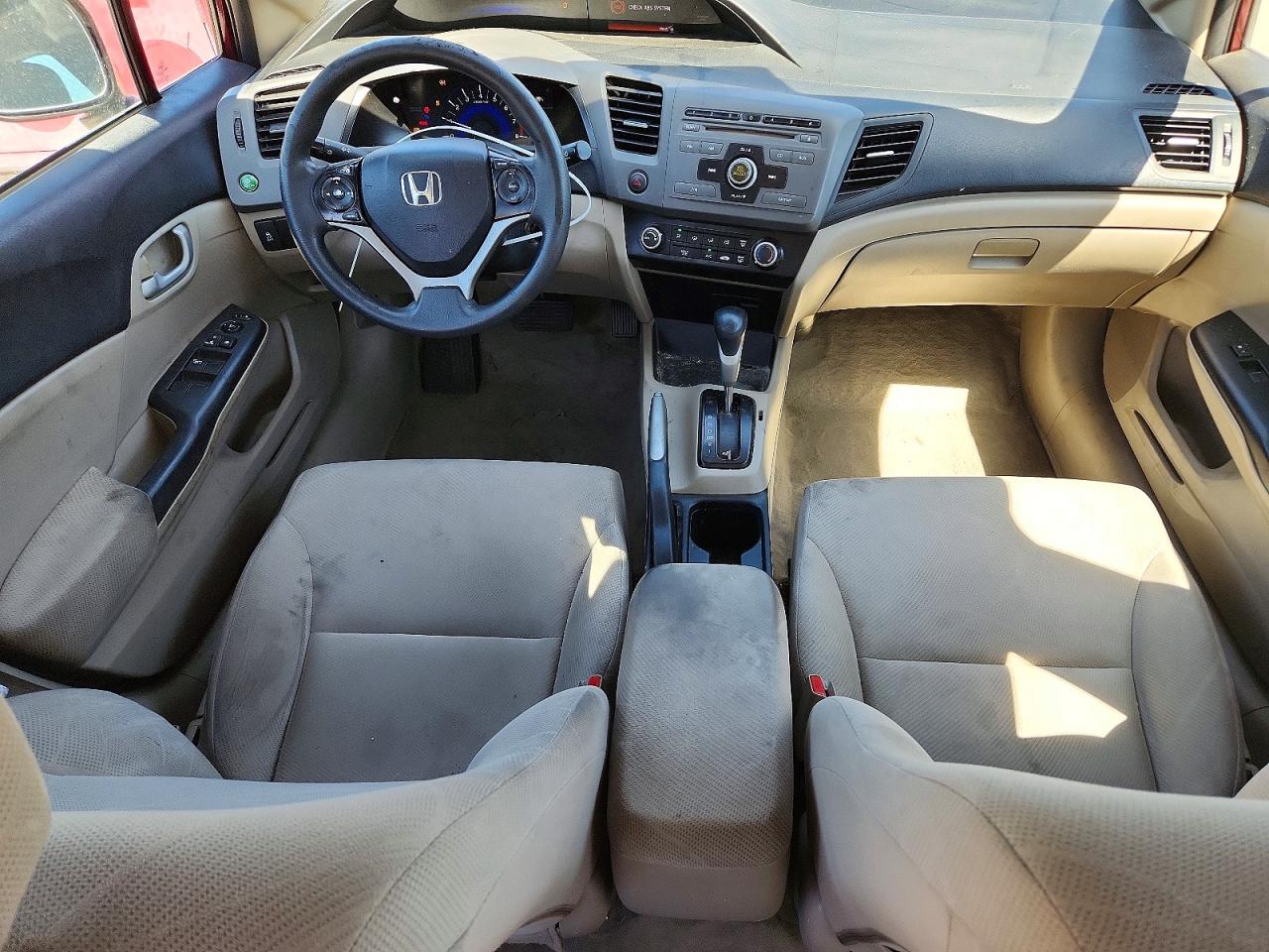 2012 Honda Civic Lx Красный vin: 19XFB2F50CE321017