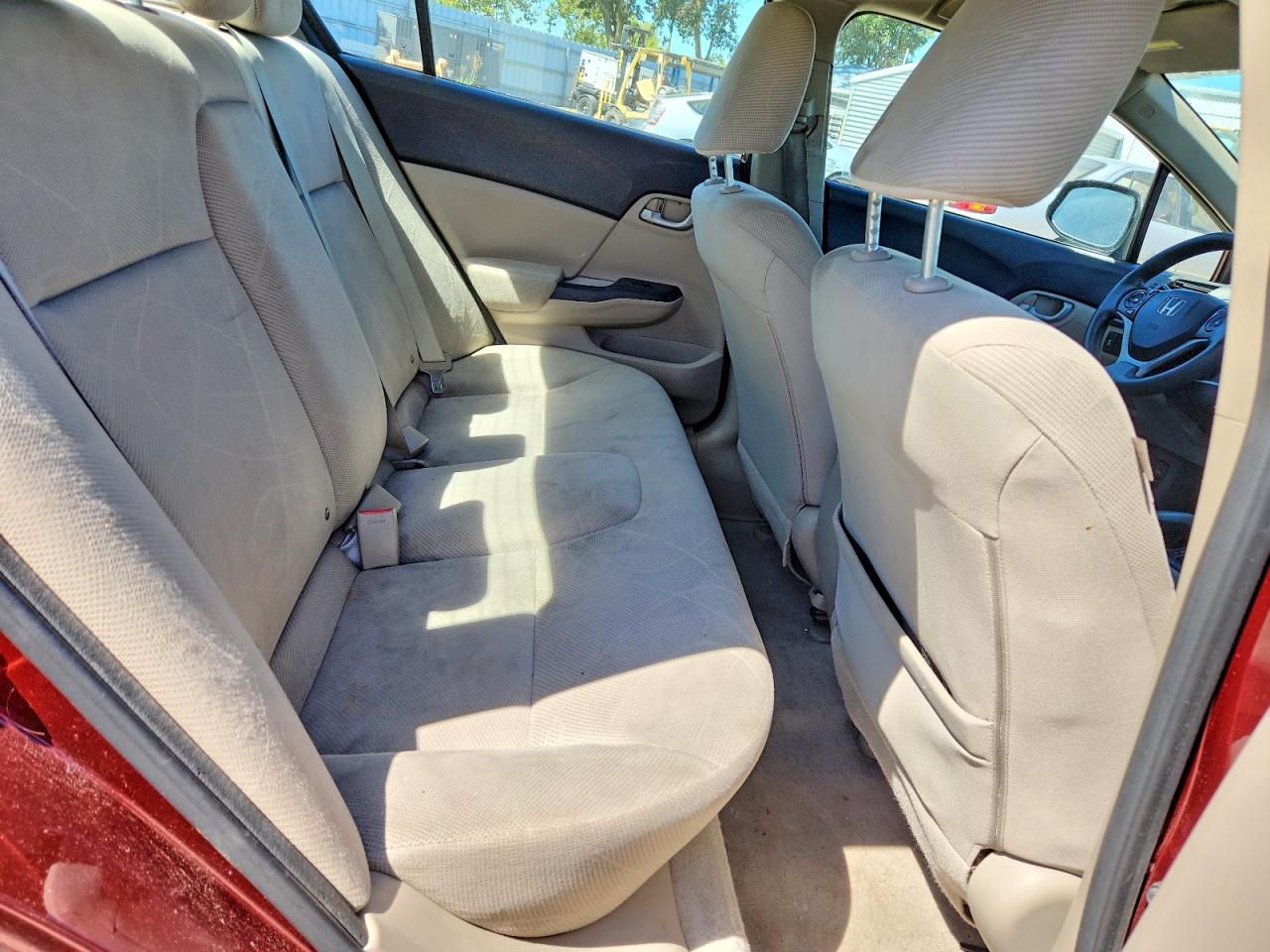 2012 Honda Civic Lx Красный vin: 19XFB2F50CE321017