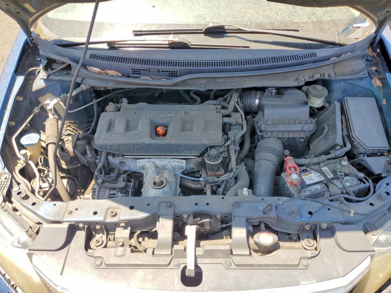 2012 Honda Civic Lx Синий vin: 19XFB2F50CE333197