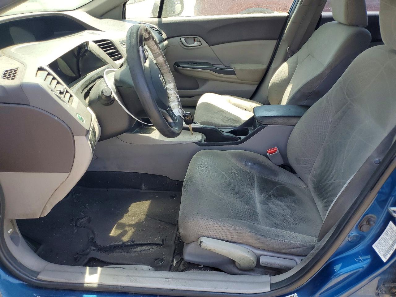 2012 Honda Civic Lx Синий vin: 19XFB2F50CE333197