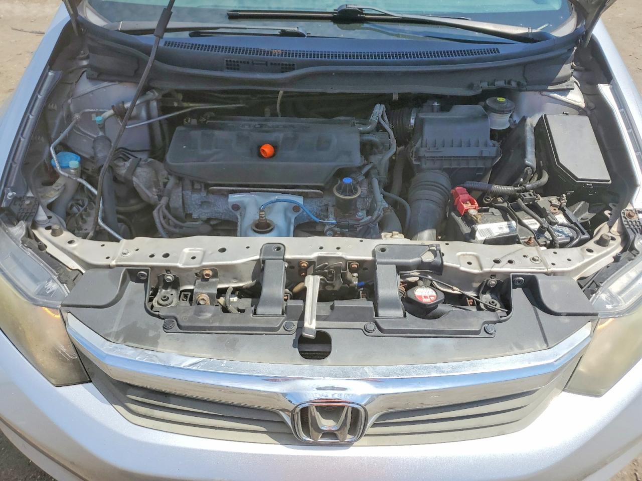 2012 Honda Civic Lx Silver vin: 19XFB2F50CE342319