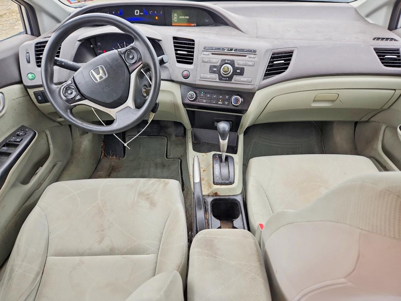 2012 Honda Civic Lx Silver vin: 19XFB2F50CE347715