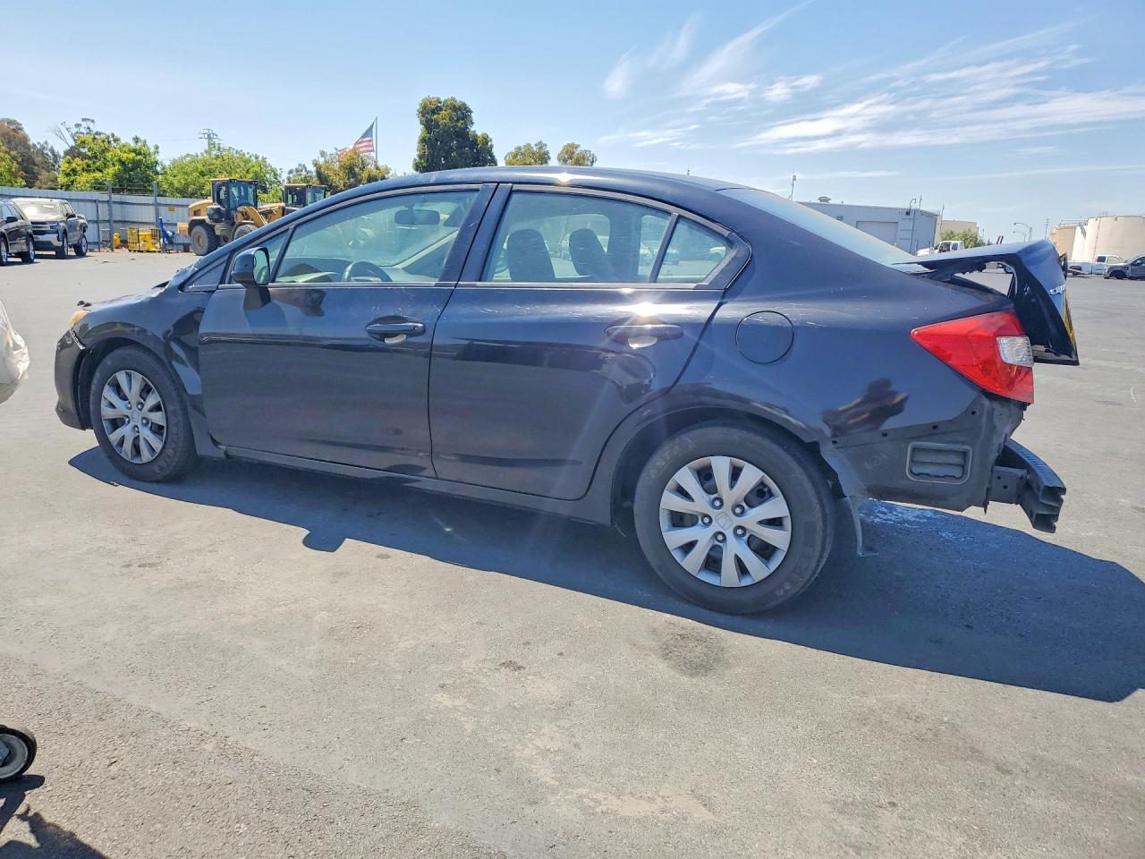 2012 Honda Civic Lx Черный vin: 19XFB2F50CE392766