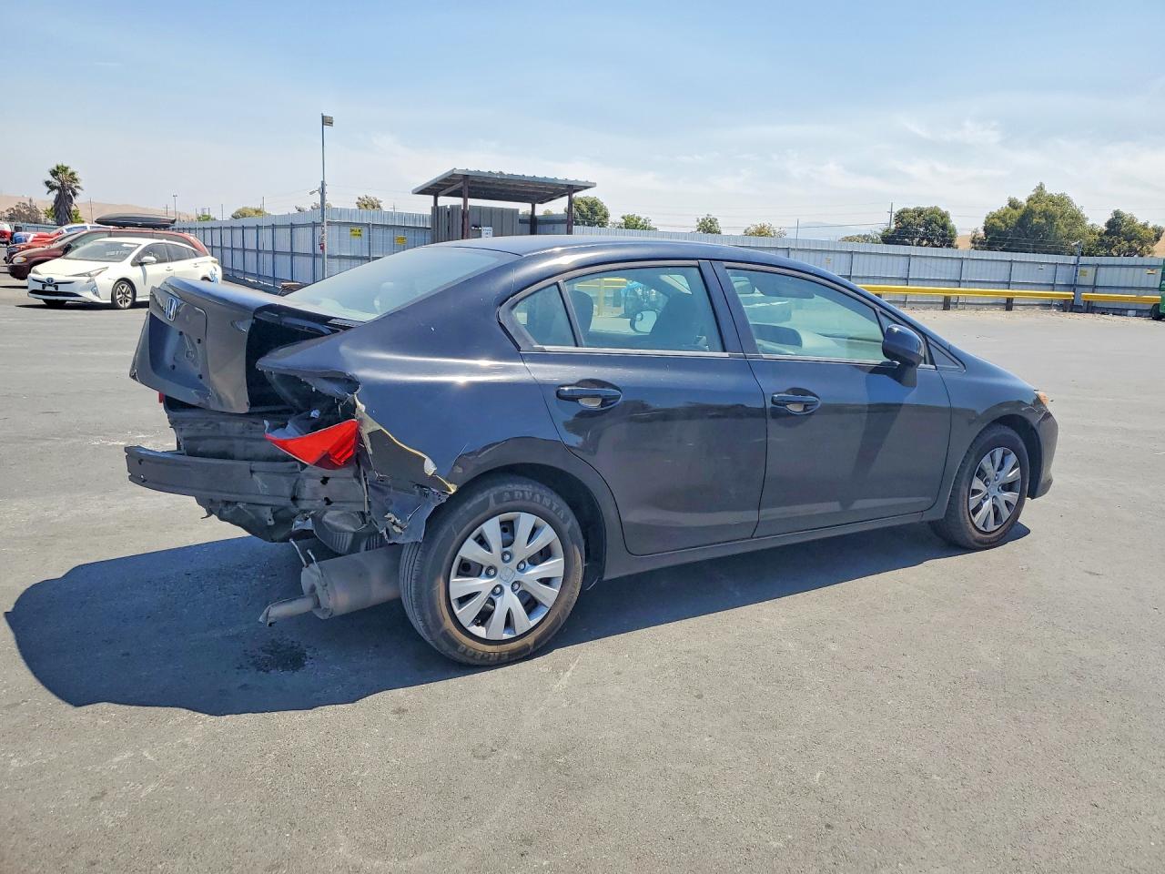 2012 Honda Civic Lx Черный vin: 19XFB2F50CE392766