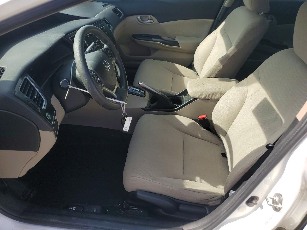 2013 Honda Civic Lx White vin: 19XFB2F50DE003111
