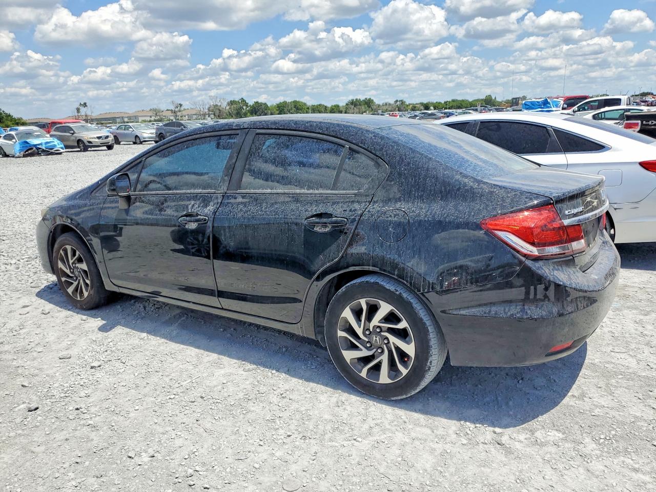 2013 Honda Civic Lx Черный vin: 19XFB2F50DE010382