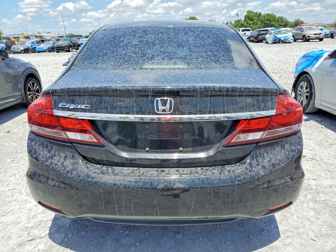 2013 Honda Civic Lx Черный vin: 19XFB2F50DE010382