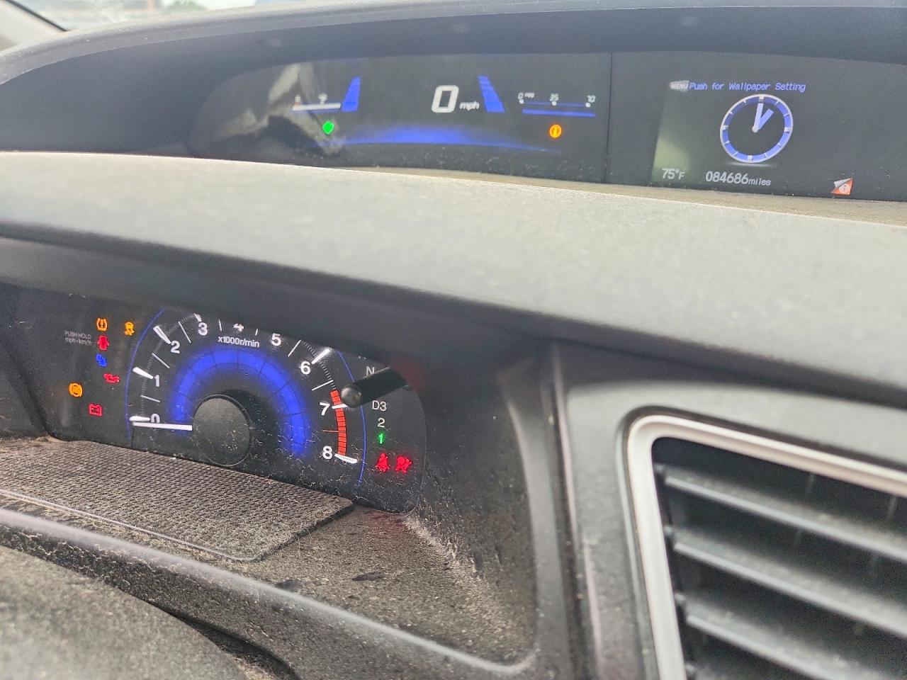 2013 Honda Civic Lx Blue vin: 19XFB2F50DE016277