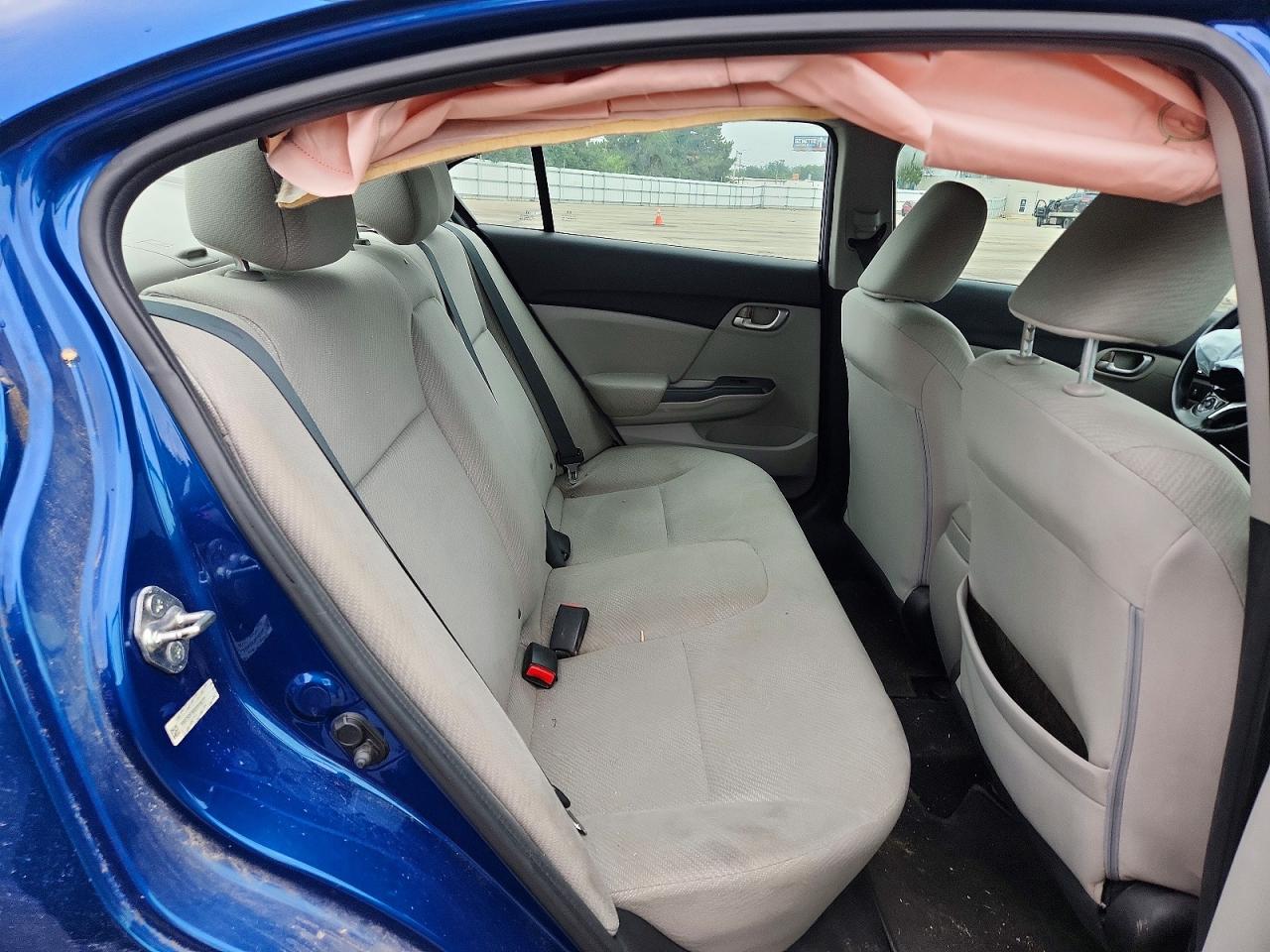 2013 Honda Civic Lx Blue vin: 19XFB2F50DE016277