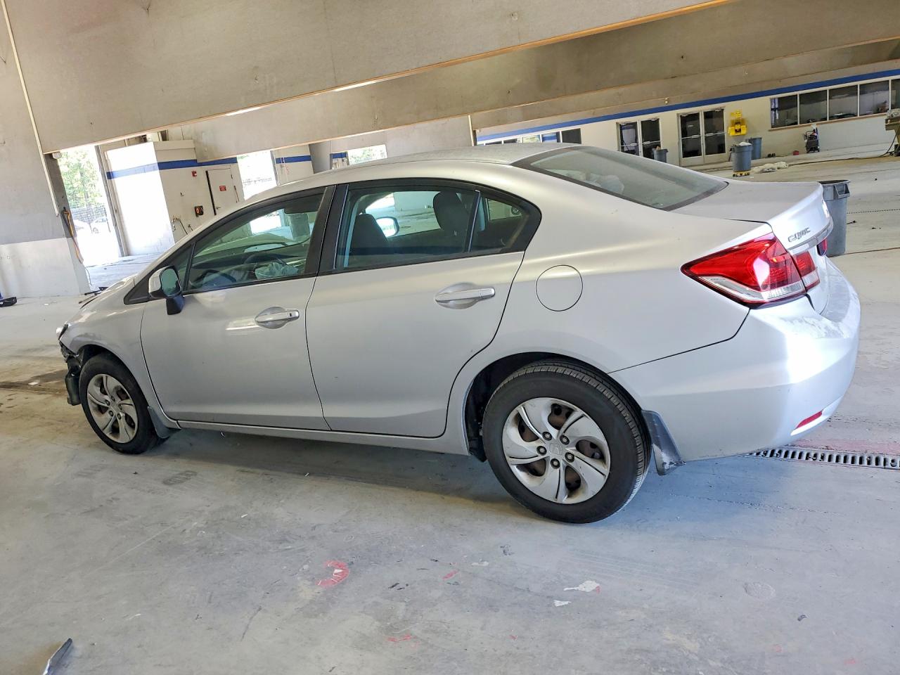2013 Honda Civic Lx Silver vin: 19XFB2F50DE017185