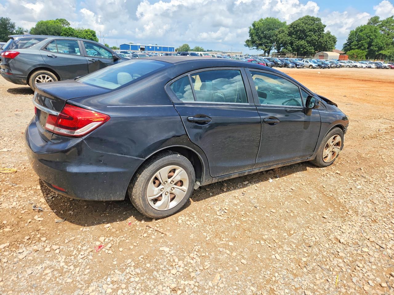 2013 Honda Civic Lx Black vin: 19XFB2F50DE030762