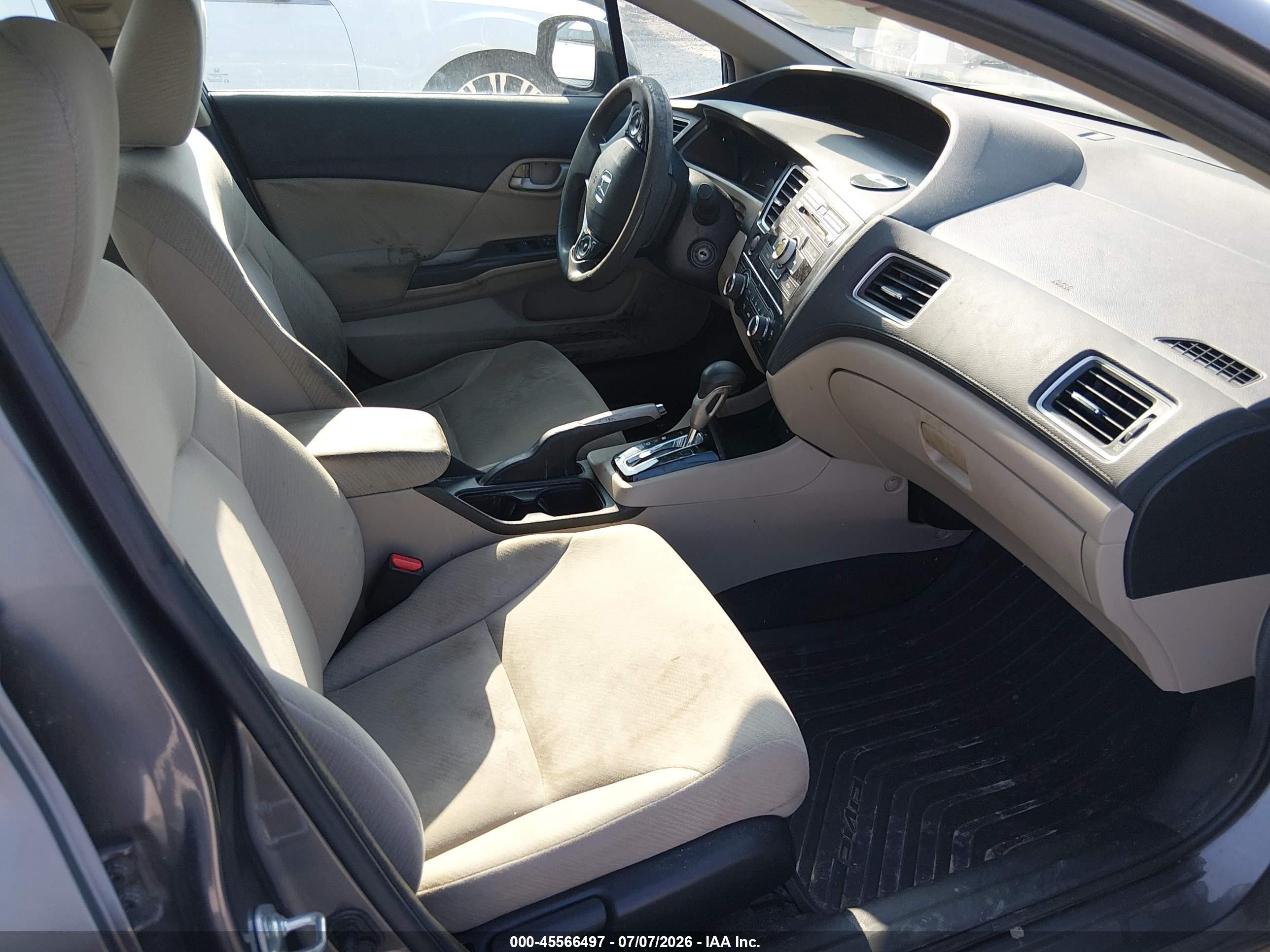 2013 Honda Civic Lx Silver vin: 19XFB2F50DE032561