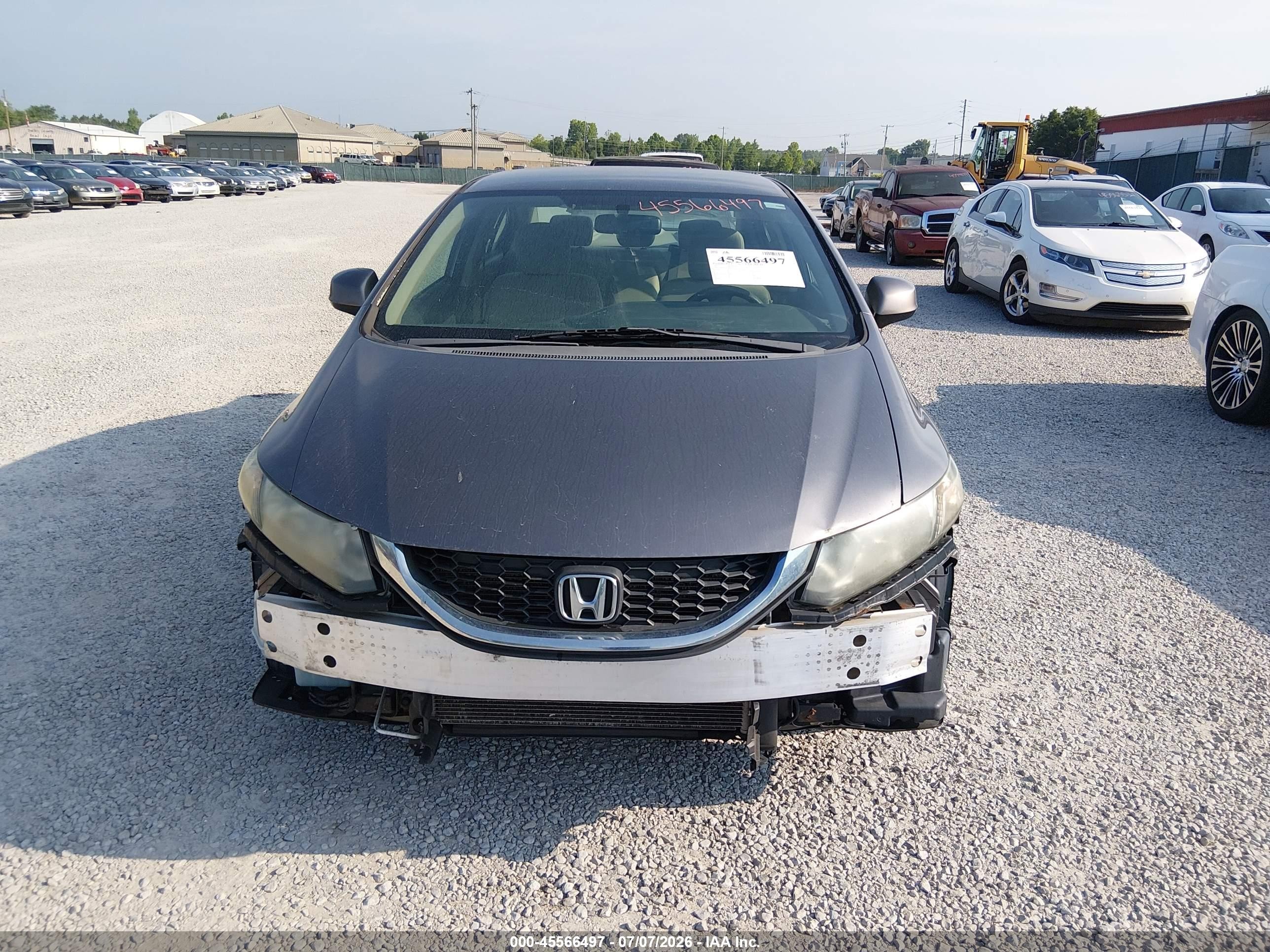 2013 Honda Civic Lx Silver vin: 19XFB2F50DE032561