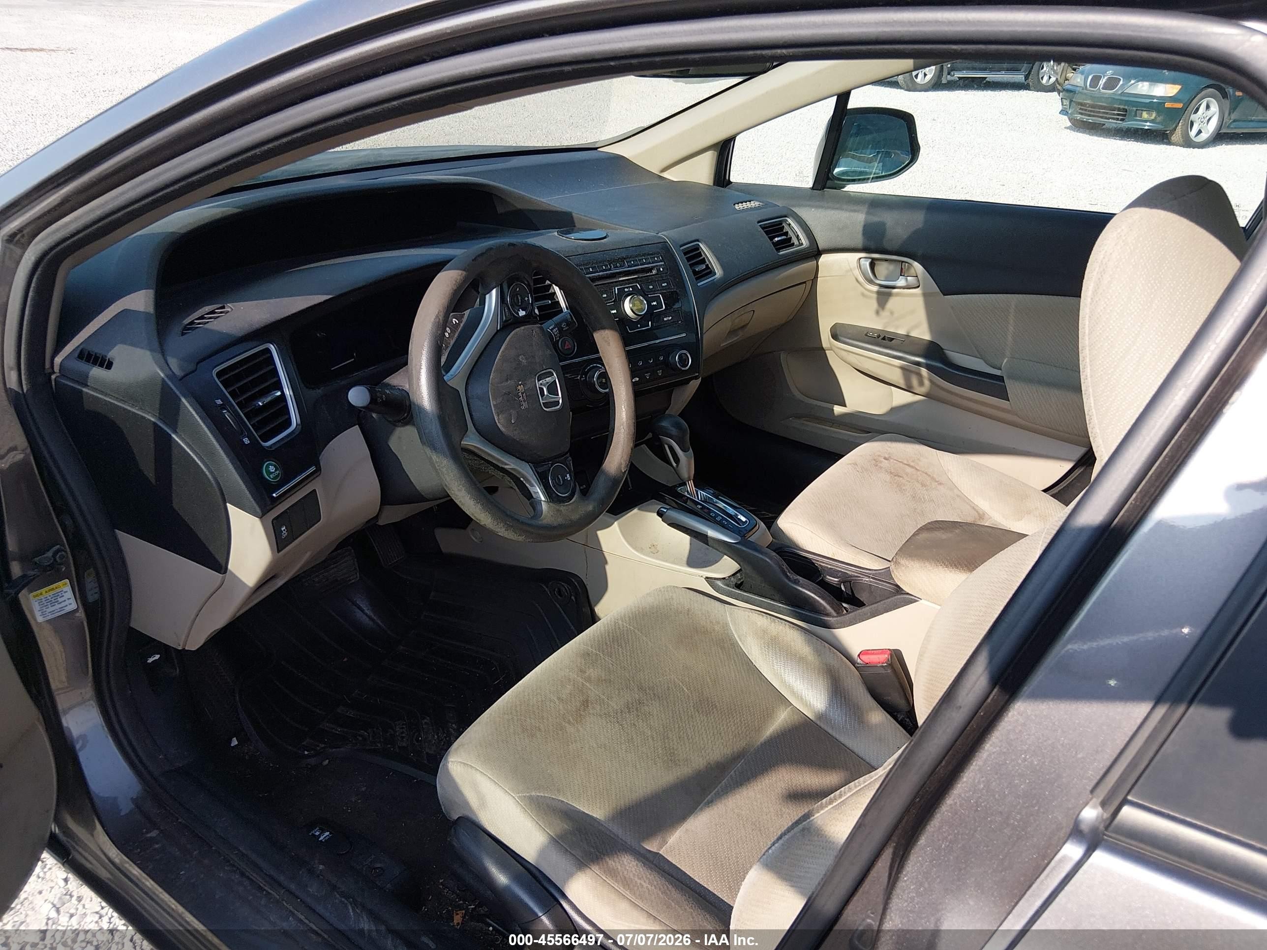 2013 Honda Civic Lx Silver vin: 19XFB2F50DE032561