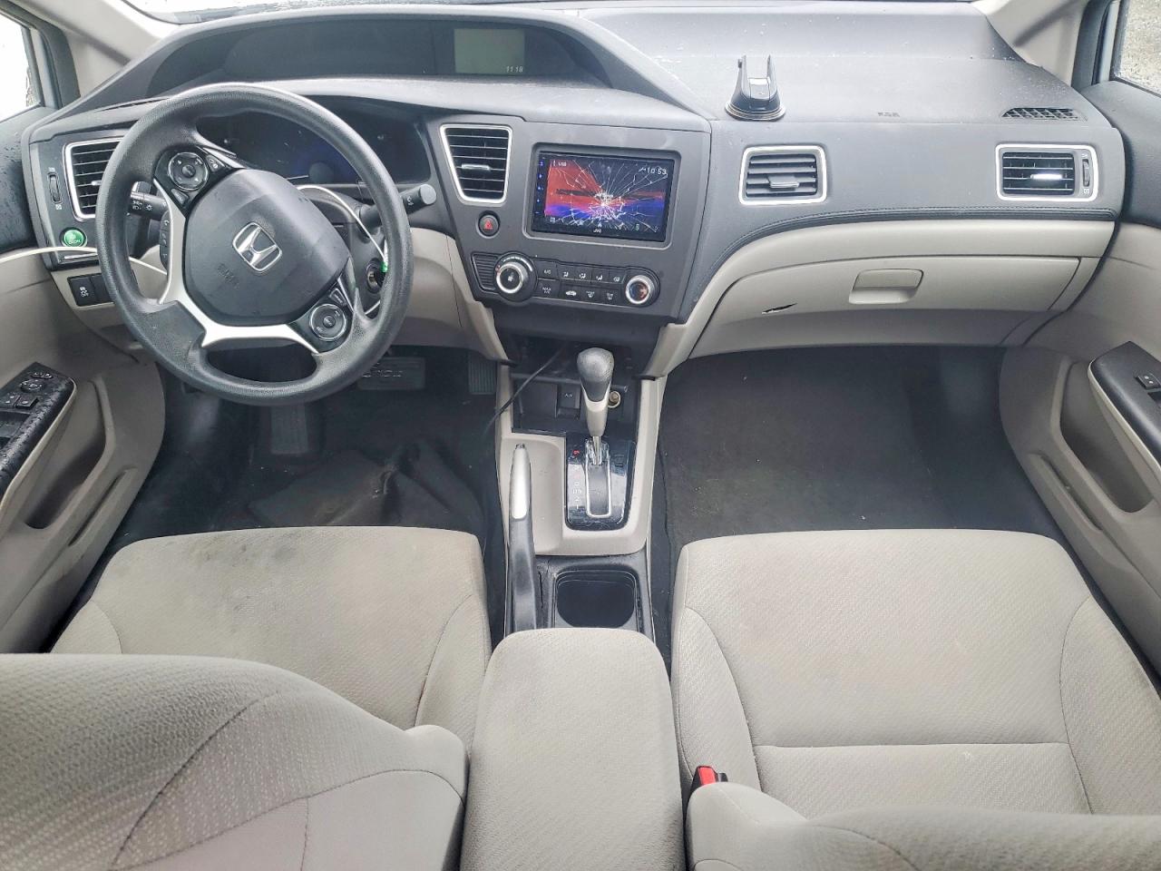 2013 Honda Civic Lx Silver vin: 19XFB2F50DE040093