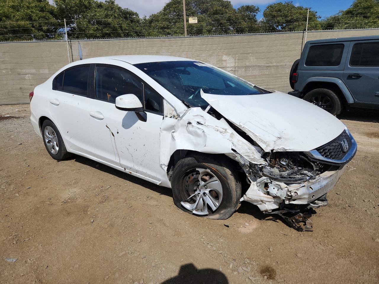 2013 Honda Civic White vin: 19XFB2F50DE047674
