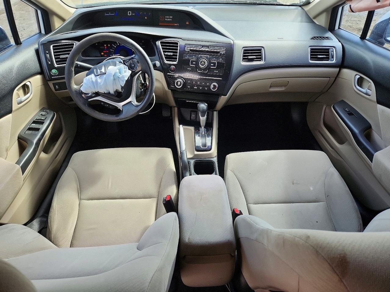 2013 Honda Civic White vin: 19XFB2F50DE047674