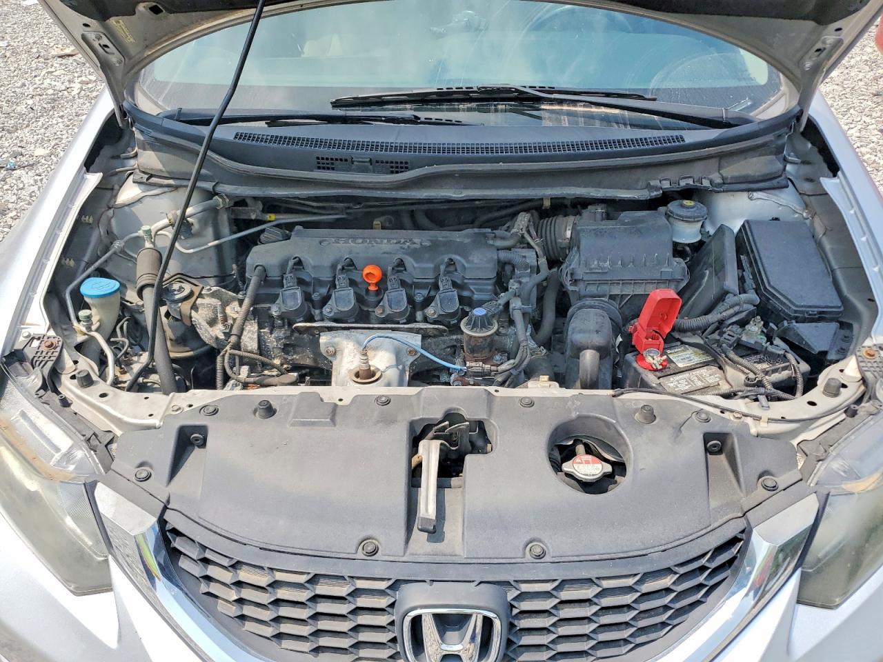 2013 Honda Civic Lx Silver vin: 19XFB2F50DE052860