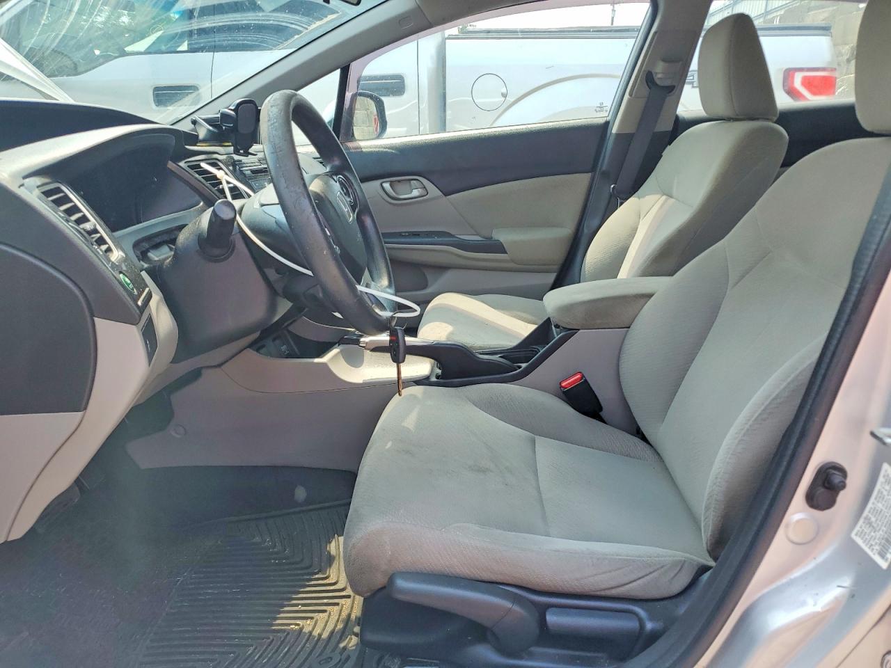 2013 Honda Civic Lx Silver vin: 19XFB2F50DE052860