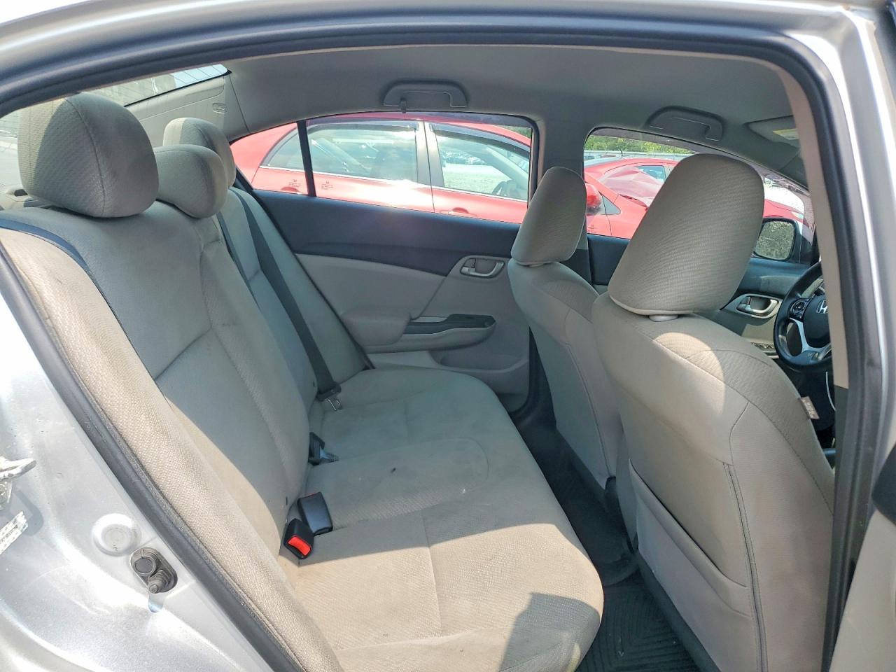 2013 Honda Civic Lx Silver vin: 19XFB2F50DE052860