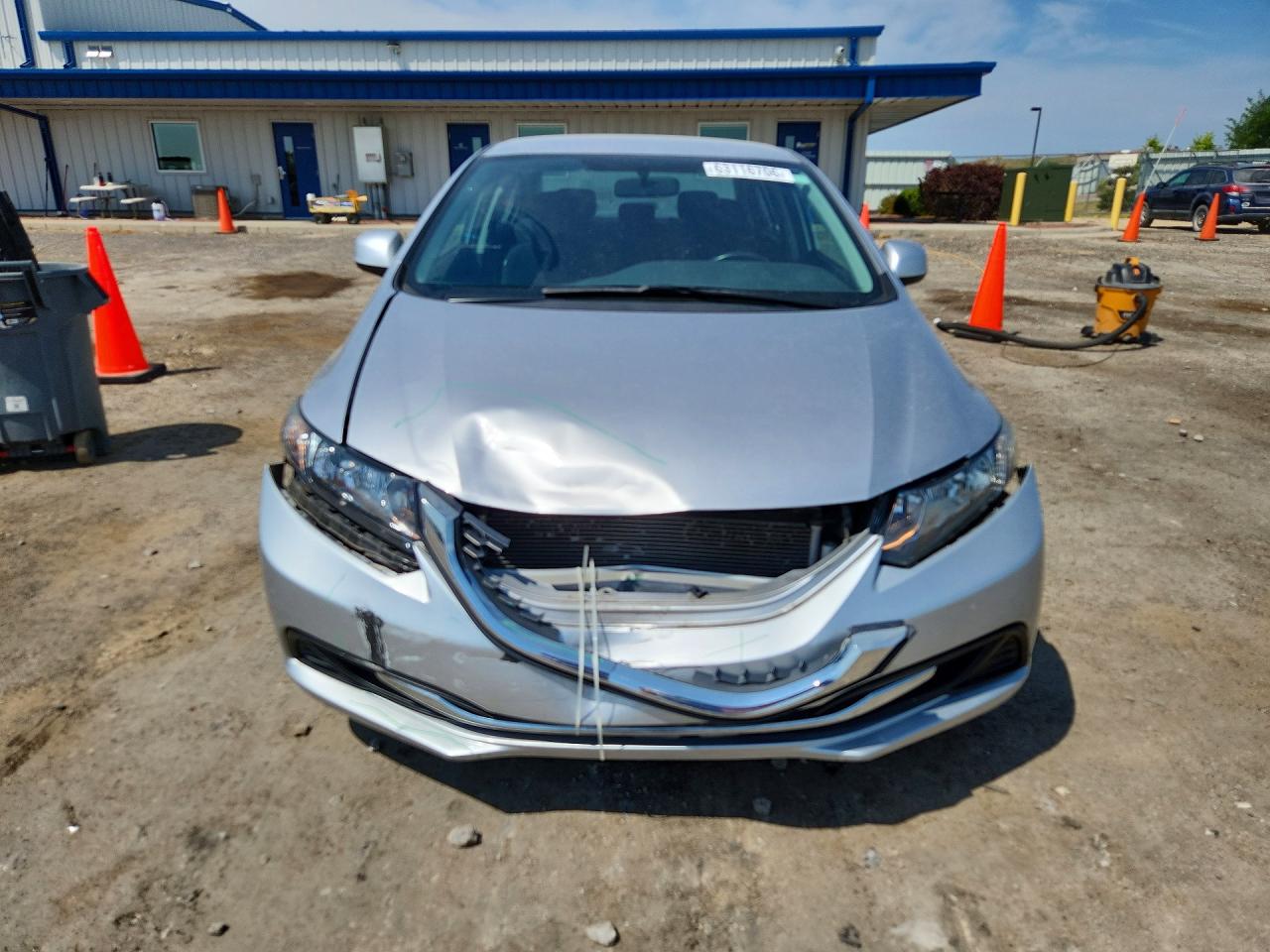 2013 Honda Civic Lx Silver vin: 19XFB2F50DE063518