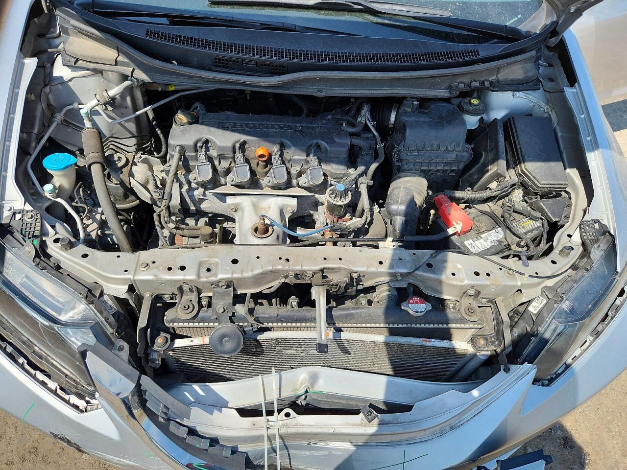 2013 Honda Civic Lx Silver vin: 19XFB2F50DE063518