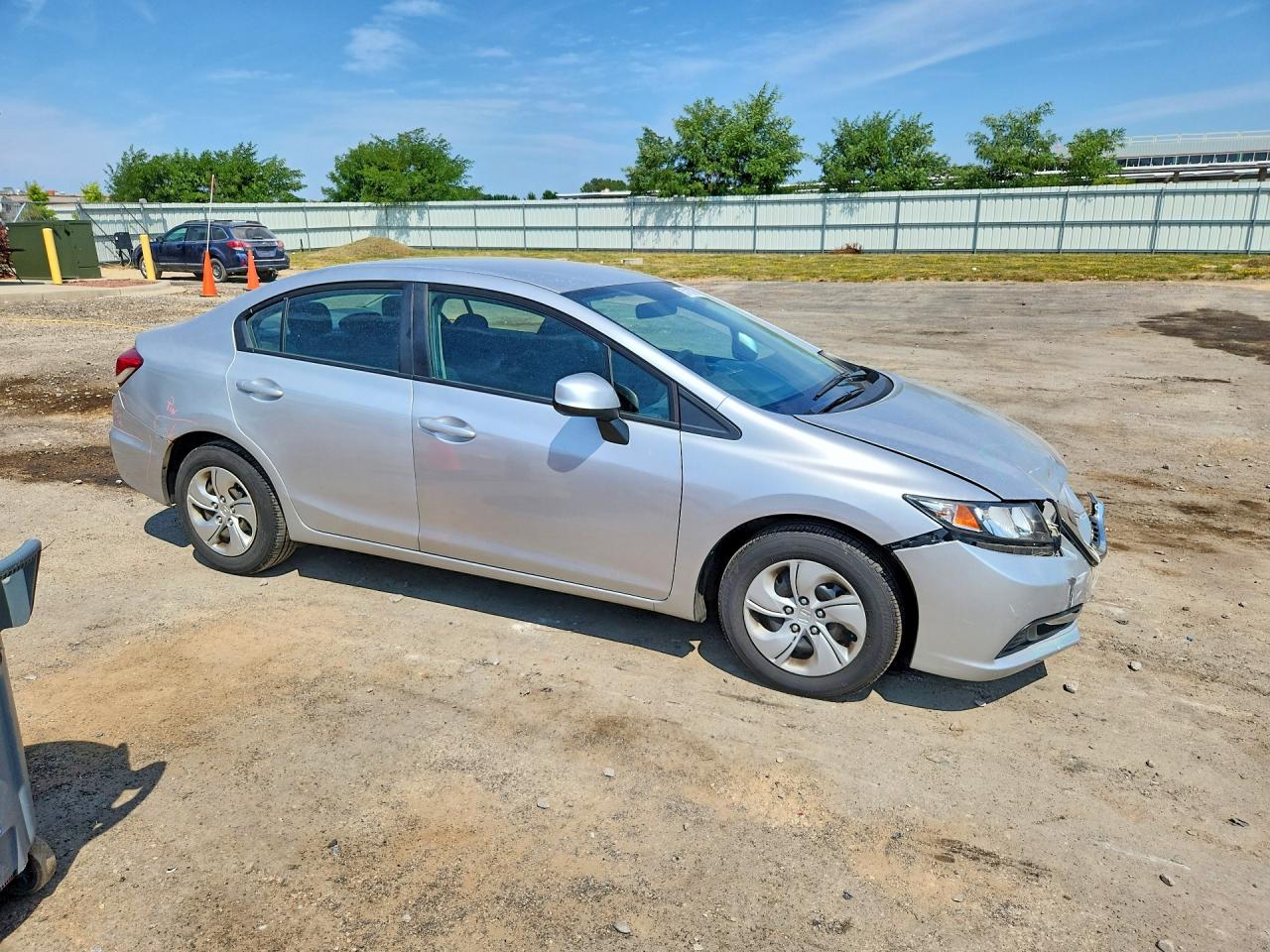 2013 Honda Civic Lx Silver vin: 19XFB2F50DE063518