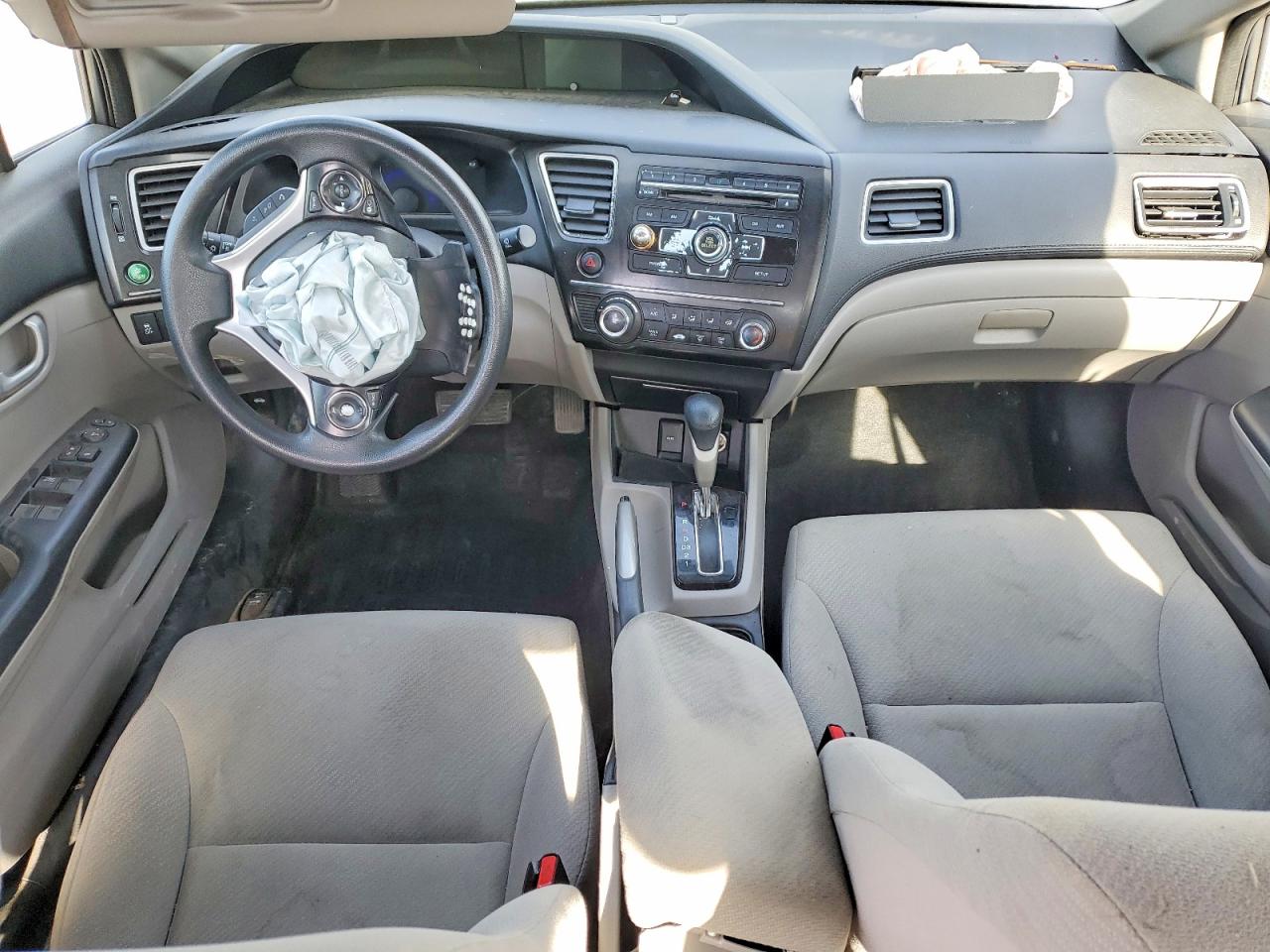 2013 Honda Civic Lx Silver vin: 19XFB2F50DE078486