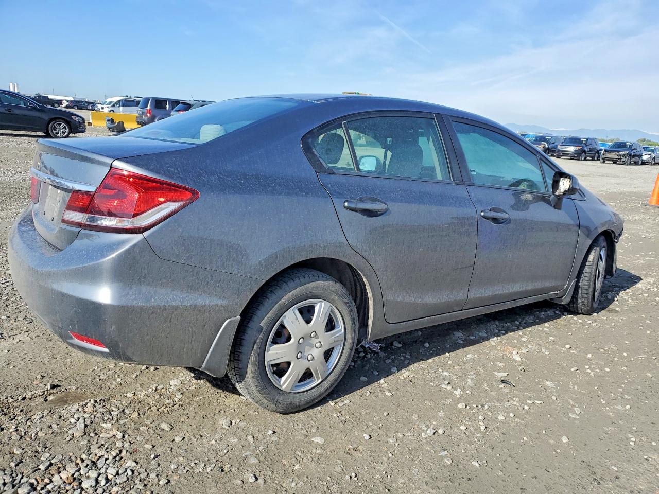 2013 Honda Civic Lx Silver vin: 19XFB2F50DE078486