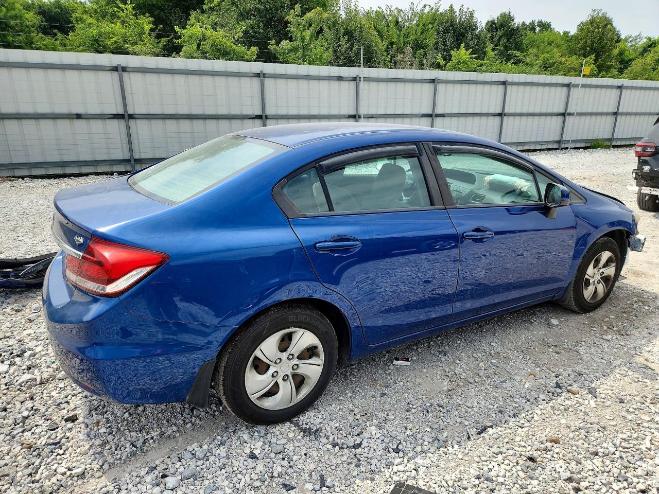 2013 Honda Civic Lx Blue vin: 19XFB2F50DE081162