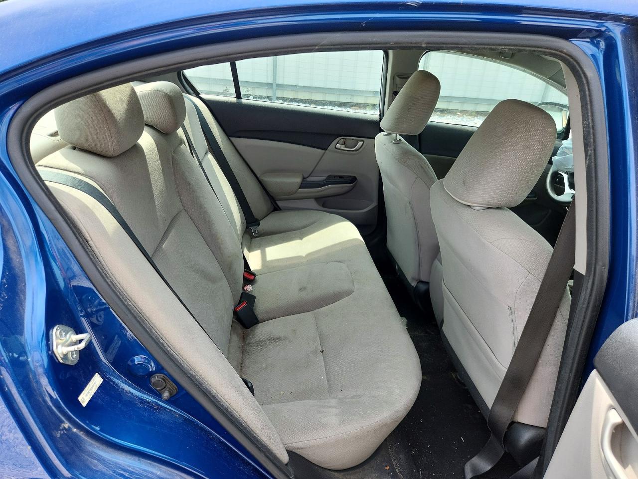 2013 Honda Civic Lx Blue vin: 19XFB2F50DE081162