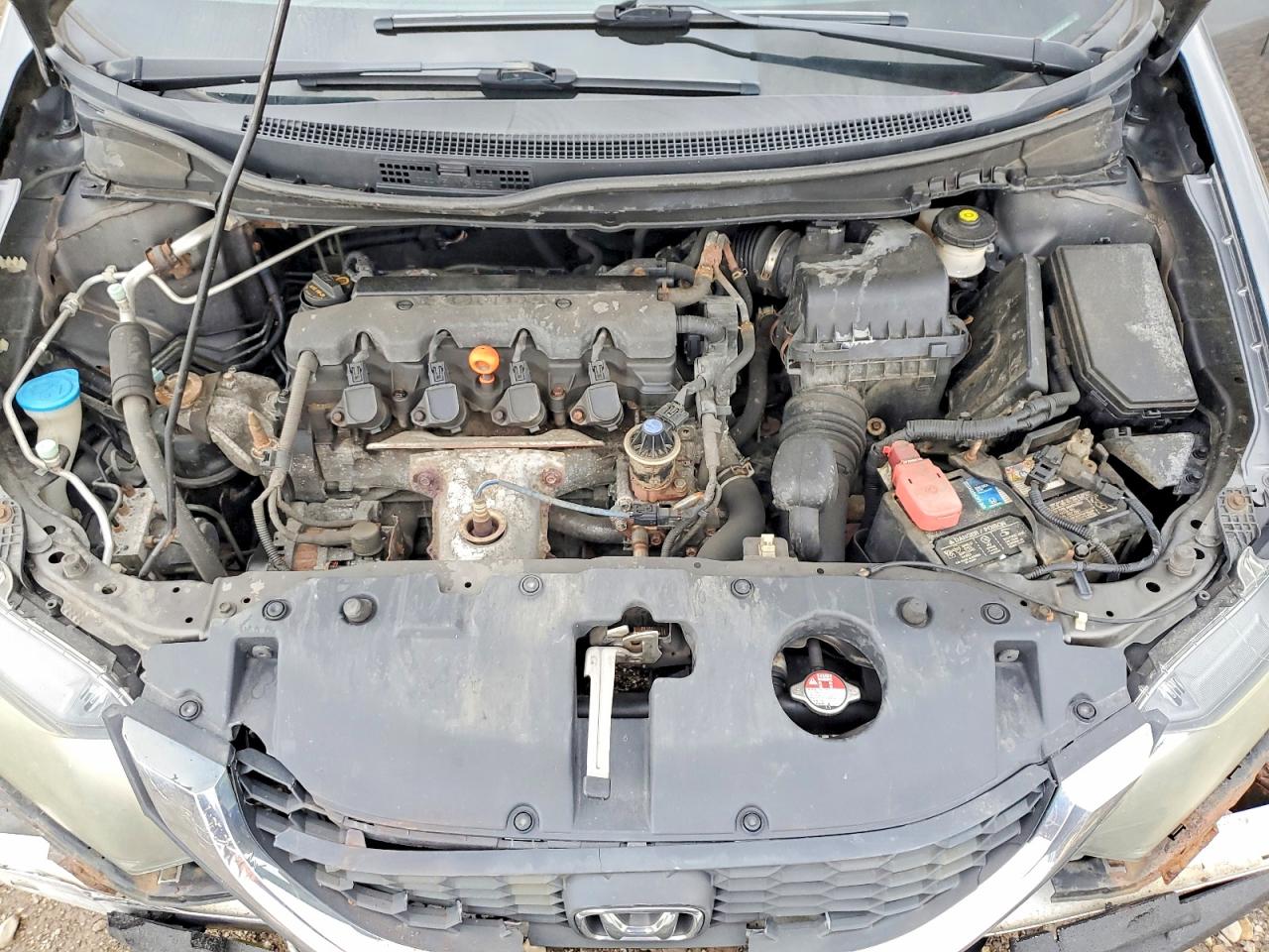 2013 Honda Civic Lx Gray vin: 19XFB2F50DE083509