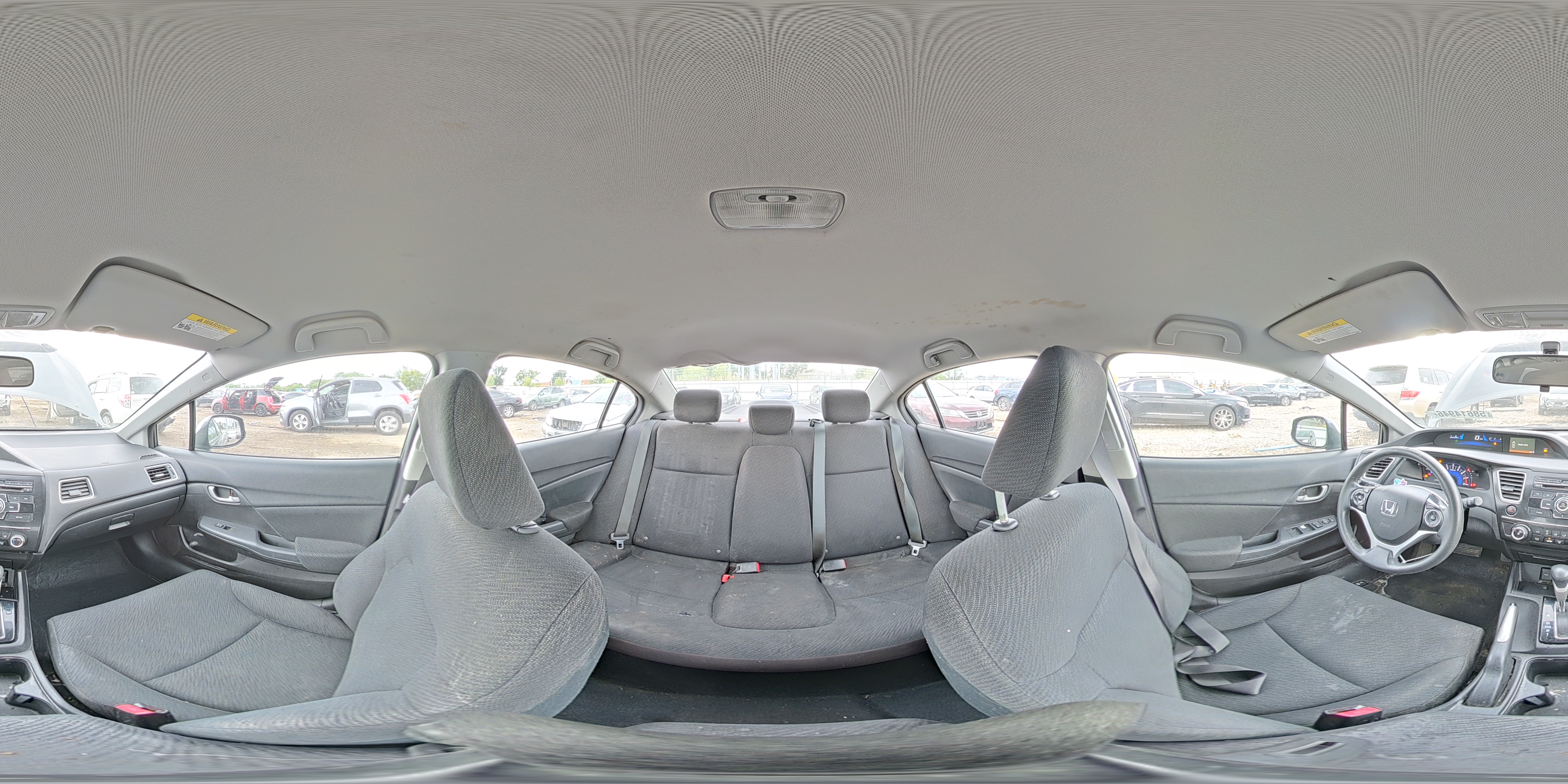 2013 Honda Civic Lx Gray vin: 19XFB2F50DE083509