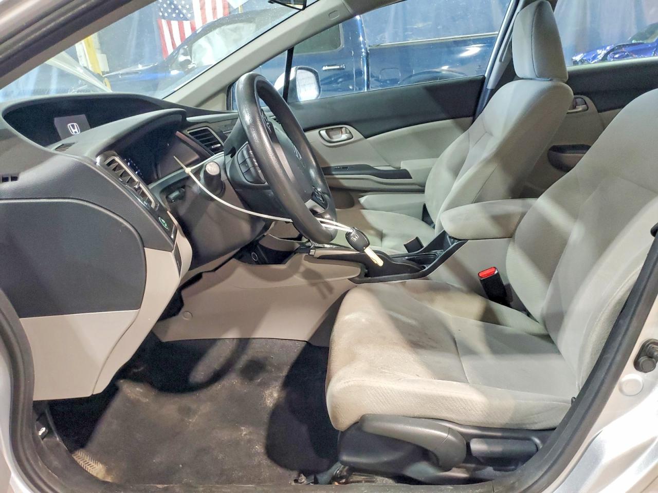 2013 Honda Civic Lx Silver vin: 19XFB2F50DE089312