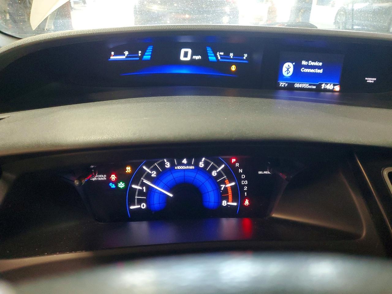 2013 Honda Civic Lx Silver vin: 19XFB2F50DE089312
