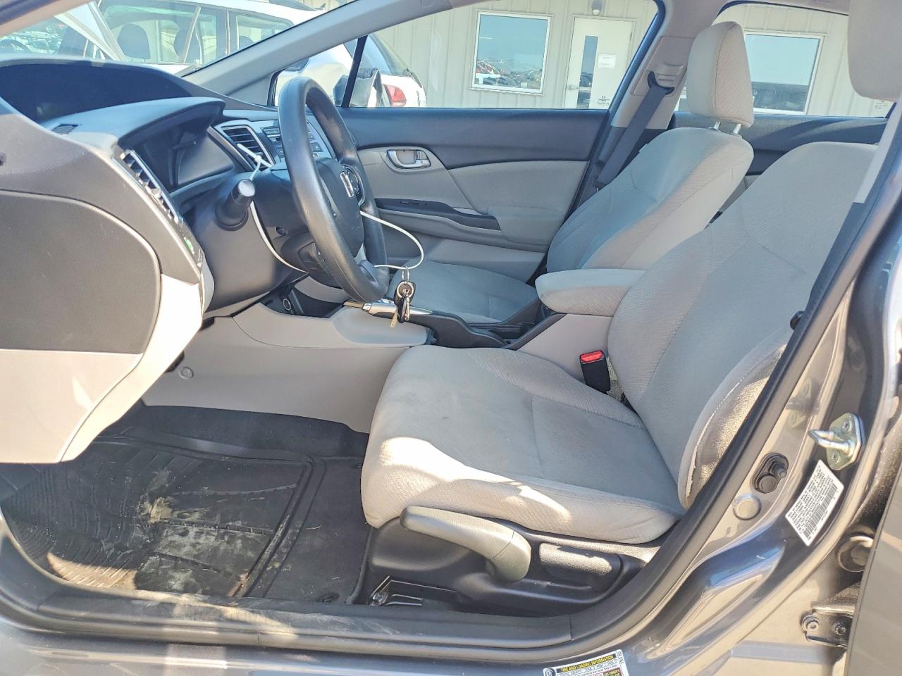2013 Honda Civic Gray vin: 19XFB2F50DE094624
