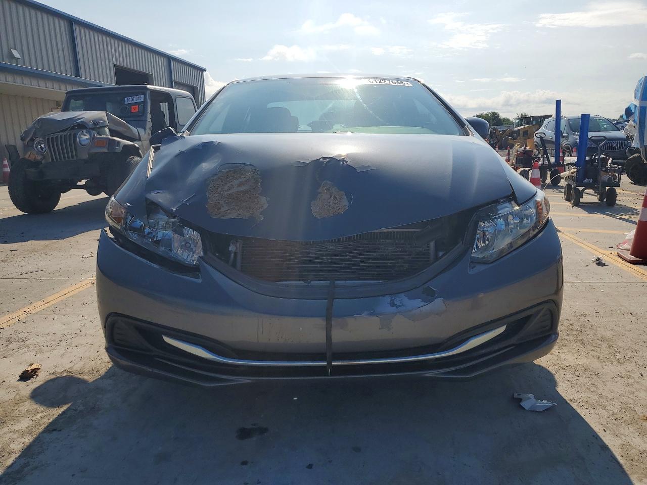 2013 Honda Civic Gray vin: 19XFB2F50DE094624