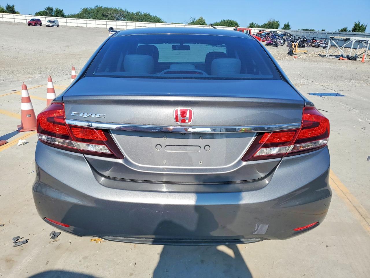 2013 Honda Civic Gray vin: 19XFB2F50DE094624